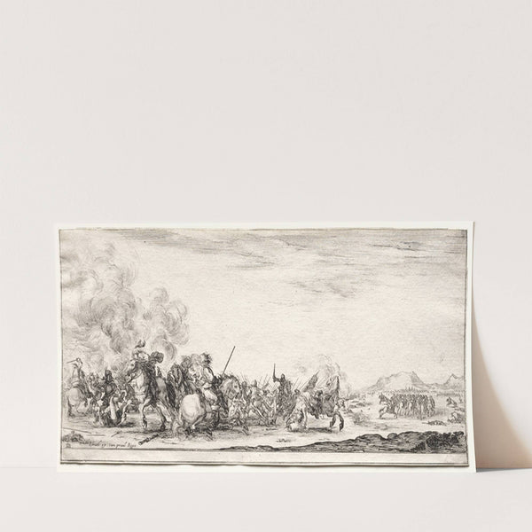 Cavalry Skirmish (c. 1641) by Israël Henriet