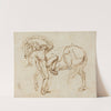 Cavalryman Mounting a Horse by Luigi Sabatelli