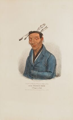 CAW-TAA-WAA-BE-TA or the Snagle’d Tooth; A Chippewa Chief (1835) — size preview