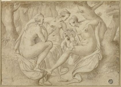 Cecrops’ Daughters Uncover Erichthonius