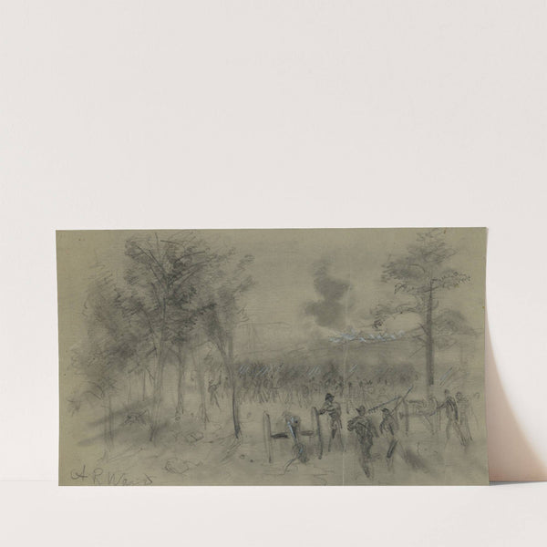 Cedar Creek, Virginia (1864) by Alfred Rudolph Waud