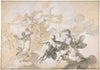 Ceiling Decoration with Mars, Minerva, and a Dancing Satyr