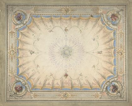Ceiling Design for the Boudoir, Ardgowan