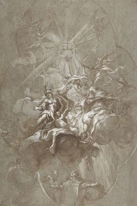 Ceiling Design with the Glorification of the Name of Jesus