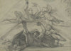 Ceiling Studies of a Prophet and a Putto Seen from Below