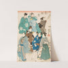 Celebrating Spring (Kabuki Actors Disguised as a Street Crowd) by Utagawa Kuniyoshi