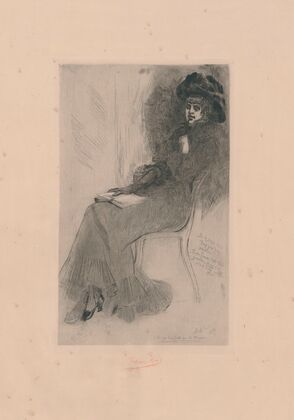 Celle qui fait celle qui lit Musset – Aux Tuileries (1879) — size preview