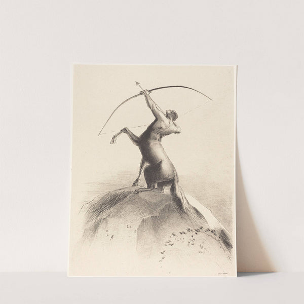Centaur visant les Nues (Centaur aiming at the Clouds) by Odilon Redon