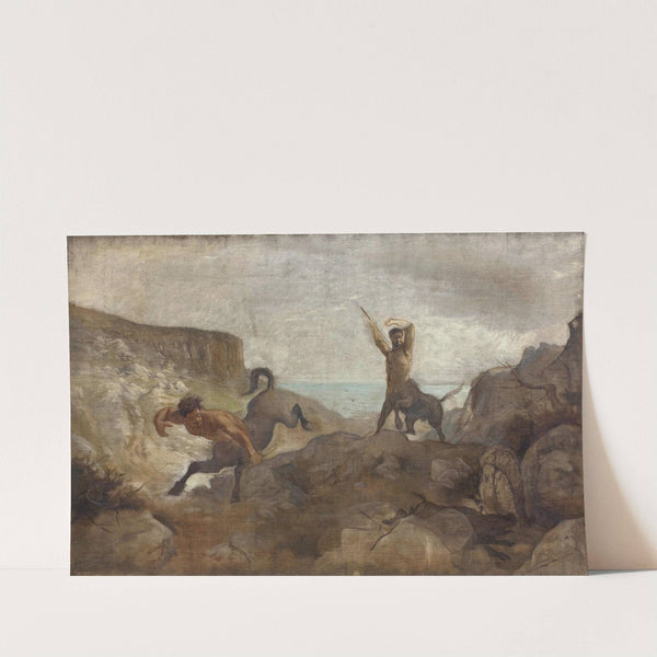 Centaurs Hunting Boars by Ludvig Abelin Schou