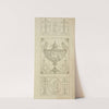 Center design for urn; cherubs in horse-drawn cart. by Michael Angelo Pergolesi