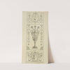 Central design of an urn; one angel approaching another. by Michael Angelo Pergolesi