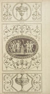 Central design of four cherubs with a torch and ram.
