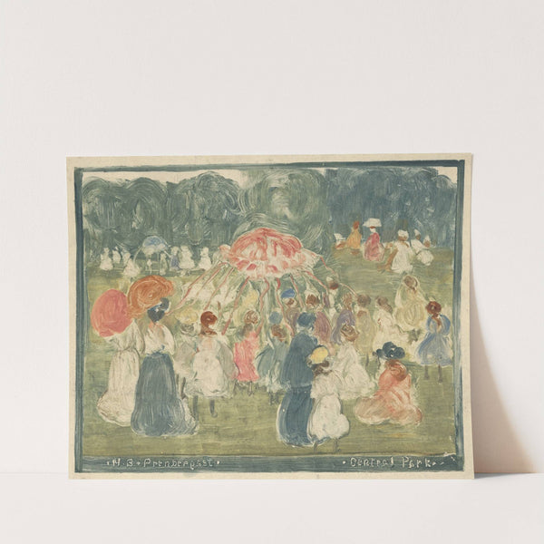 Central Park (c. 1901) by Maurice Prendergast
