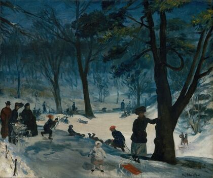 Central Park, Winter (circa 1905)