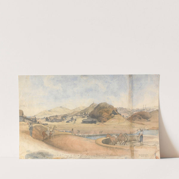 Cerco de Paro, Lima (ca. 1855) by Godfrey Thomas Vigne