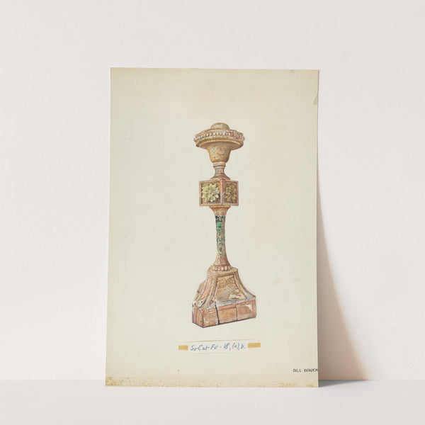 Ceremonial Candlestick by Bill Bowen