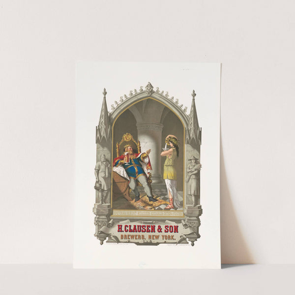 Cerevisiam bibunt homines animalia cetera fontes by Moritz Ulffers