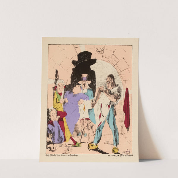 C’est pas tout ça On ne peut plus sortir pour aller aux vivres il faut qu’il y en ait un qui se dévoue pour nourri by Moloch (Alphonse Hector Colomb)