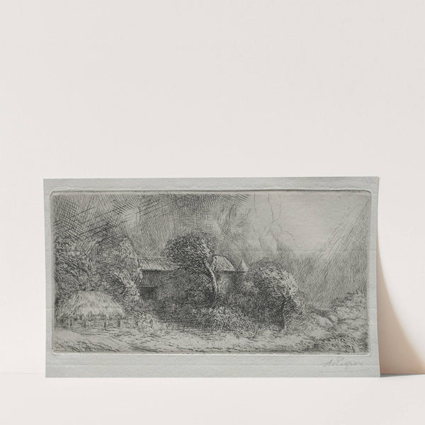 Chailli; effet d’orage (c. 1857–1911) by Alphonse Legros