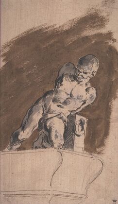 Chained Nude Prisoner, after Pietro Tacca