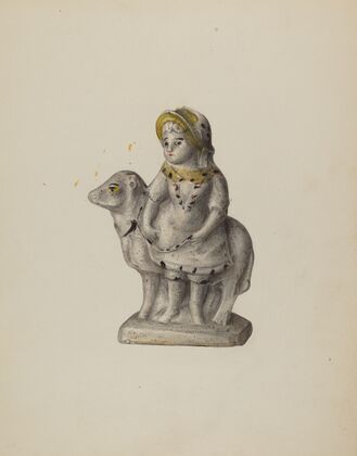 Chalkware Figure