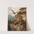 Chamois and Eagle on a Steep Cliff Face (1871) by Moritz Müller