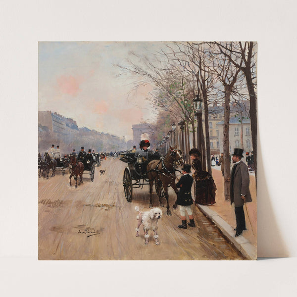 Champs-Élysées (circa 1880) by Jean Béraud