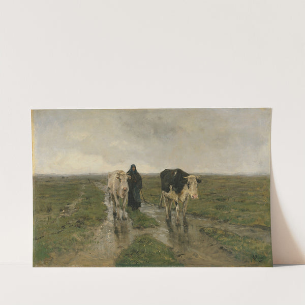 Changing Pasture (ca. 1880s) by Anton Mauve