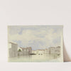 Channel in Venice by Carl Theodor Reiffenstein