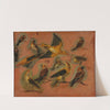 Chardonnerets, oiseaux Stade de création étude by Pieter Boel