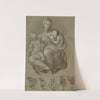 Charity and Studies of Entablatures (1580) by Paolo Farinati