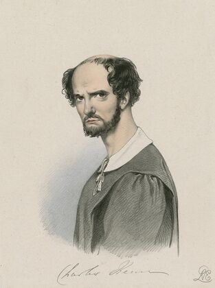 Charles Kean as Shylock in Shakespeare’s Merchant of Venice ‘And thrift is blessing …’ act 1, sc. 3 (1839) — size preview