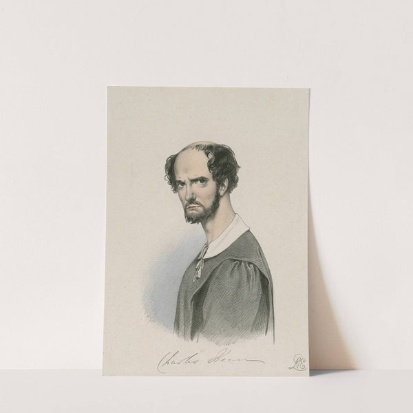 Charles Kean as Shylock in Shakespeare’s Merchant of Venice ‘And thrift is blessing …’ act 1, sc. 3 (1839) by Richard James Lane