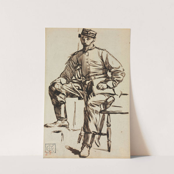 Charles Keene as a Volunteer by Charles Samuel Keene