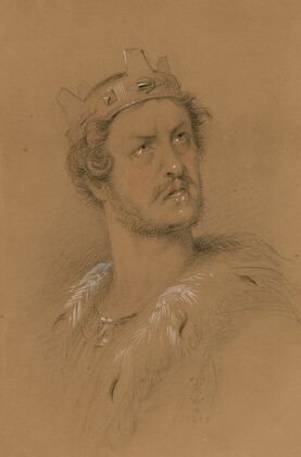Charles Macready as Lear (1849)