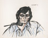 Charles Manson testifying during a trial for the Sharon Tate and the LaBianca murders