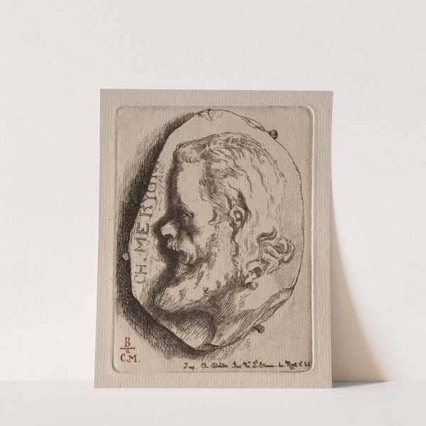 Charles Meryon (1854) by Félix Bracquemond