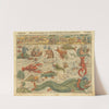 Chart of Sea Monsters (1570) by Sebastian Münster