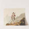 Chasseur de Chamois aux Alpes by Johann Karl Müllener