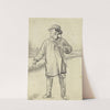 Chasseur sur un chemin. Henri Trenit, oncle de Guéniot by Arthur-Joseph Gueniot