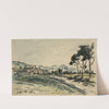 Chateau, Cote Saint Andre by Johan Barthold Jongkind