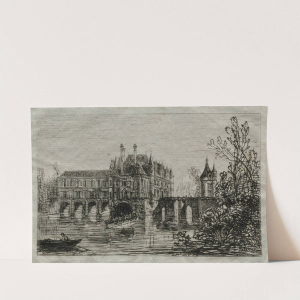 Château de Chenonceau (1865) by Maxime Lalanne