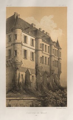 Château De Mello (Oise) (1860)