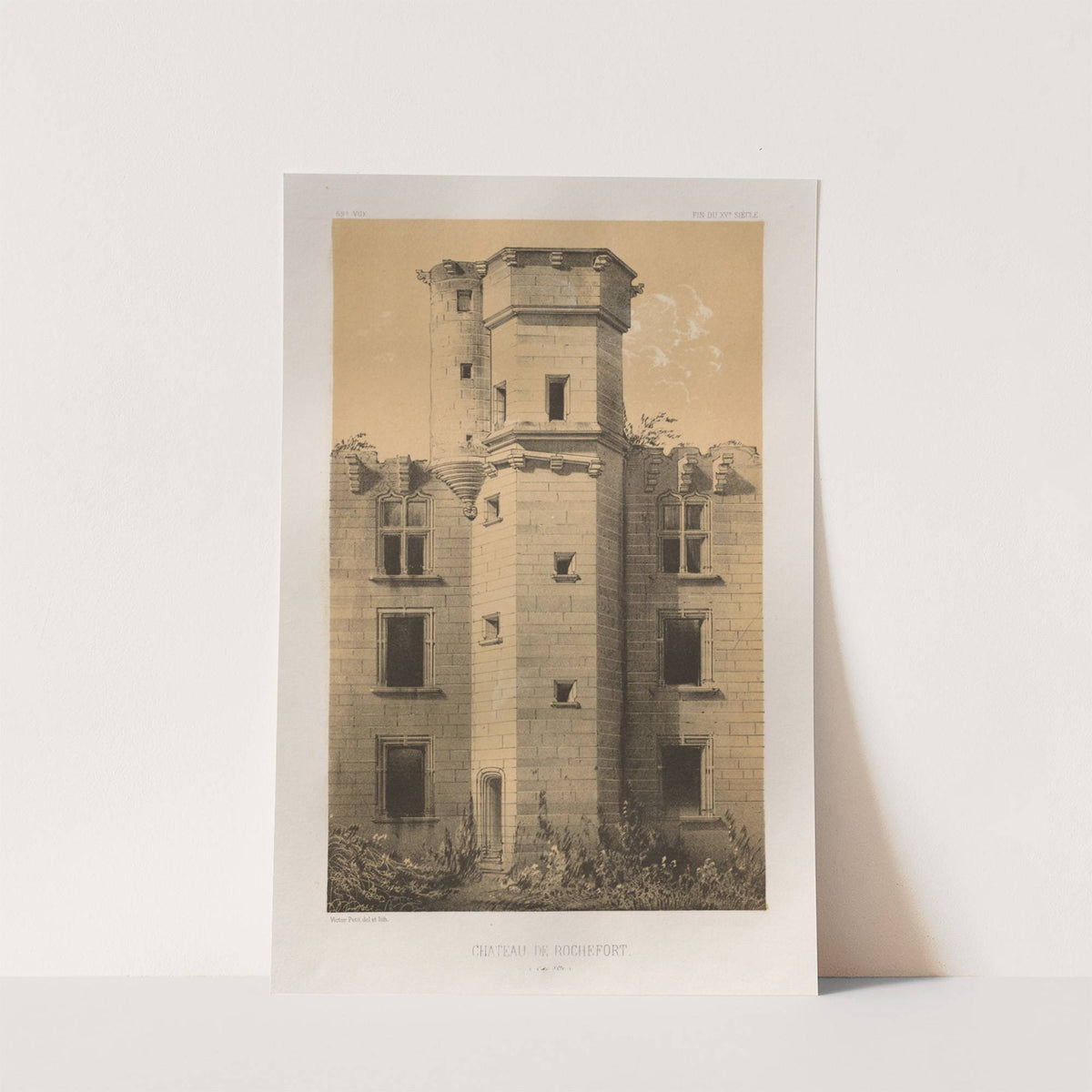 Château de Rochefort (Côte d’Or) (1860) by Victor Petit