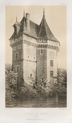 Château de Tévray (Eure) (1860)