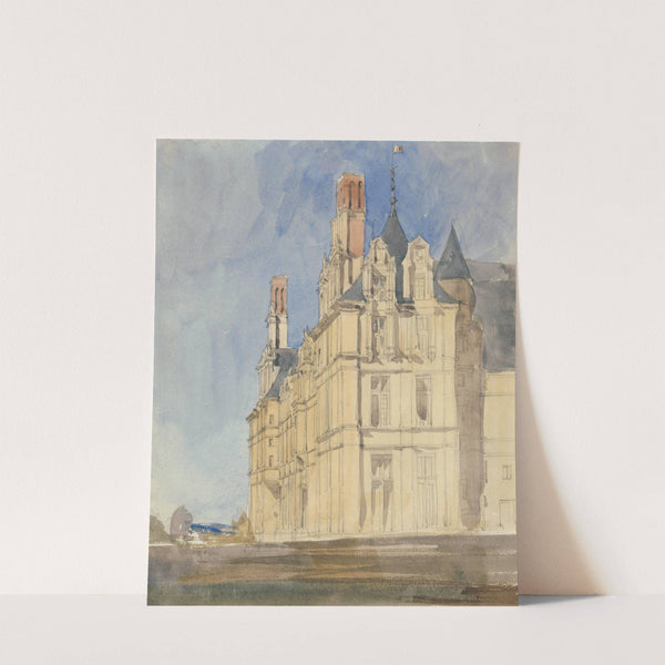 Chateau d&#039;Ecouen by William Callow