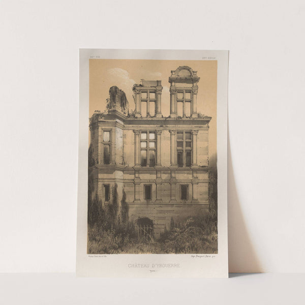 Château D’Yrouerre (Yonne) (1860) by Victor Petit