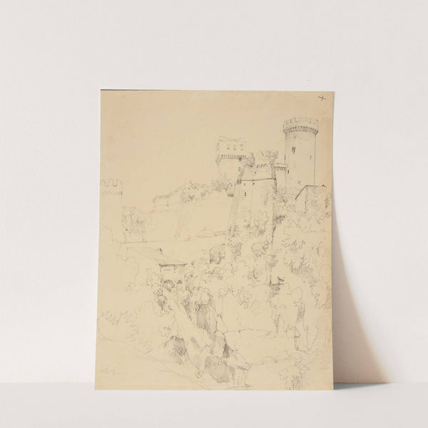 Château indéterminé by Jacques-Raymond Brascassat