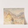 Chatel Argent and the Val d’Aosta from above Villeneuve (1836) by Joseph Mallord William Turner