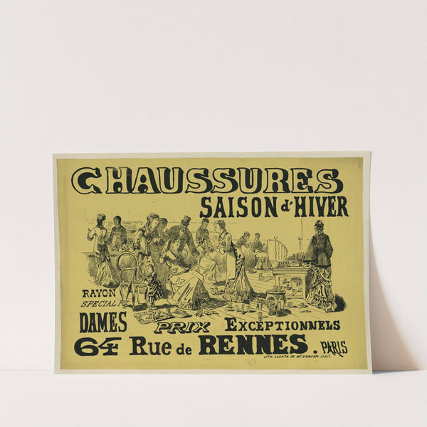 Chaussures saison d&#8217;hiver (1878) by Lith Llanta